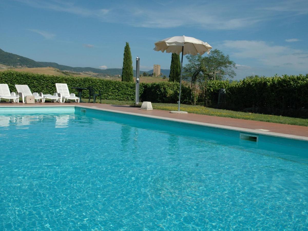 콘티냐노 Spacious Farmhouse In Pienza With Swimming Pool 아파트 외부 사진